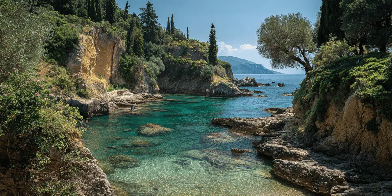 Camera department prepping gear on a Greek island